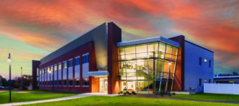 Science Center Annex at Night